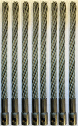 AS-Motor Zopfbürste lang 8 Stück G07399002 - weiche Ausführung wie Serie