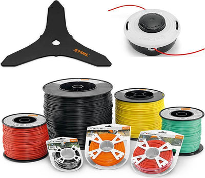 STIHL Mähfäden, Mähköpfe und Metallschneidwerkzeuge