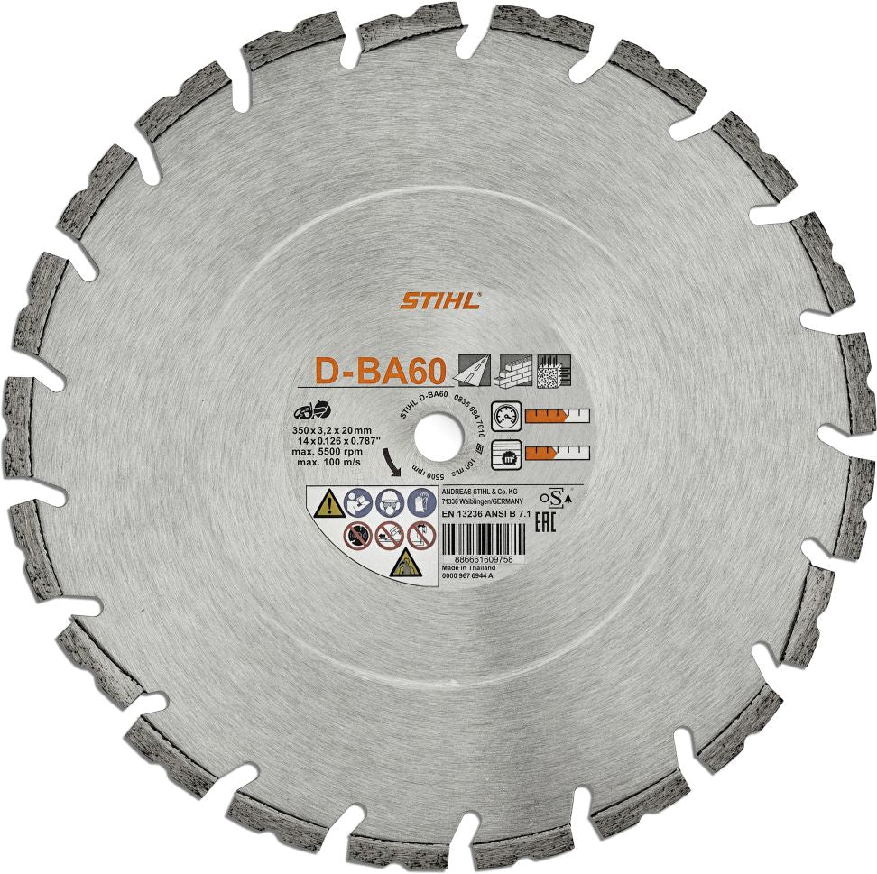 STIHL Diamant-Trennscheibe Ø 350 mm BA 60