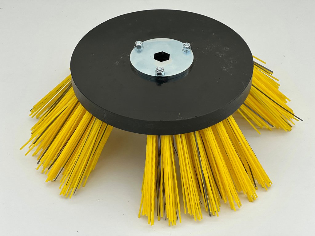 4F Spezial Bürstenteller 4AZ-169 - Poly und Flachdraht Mischbesatz