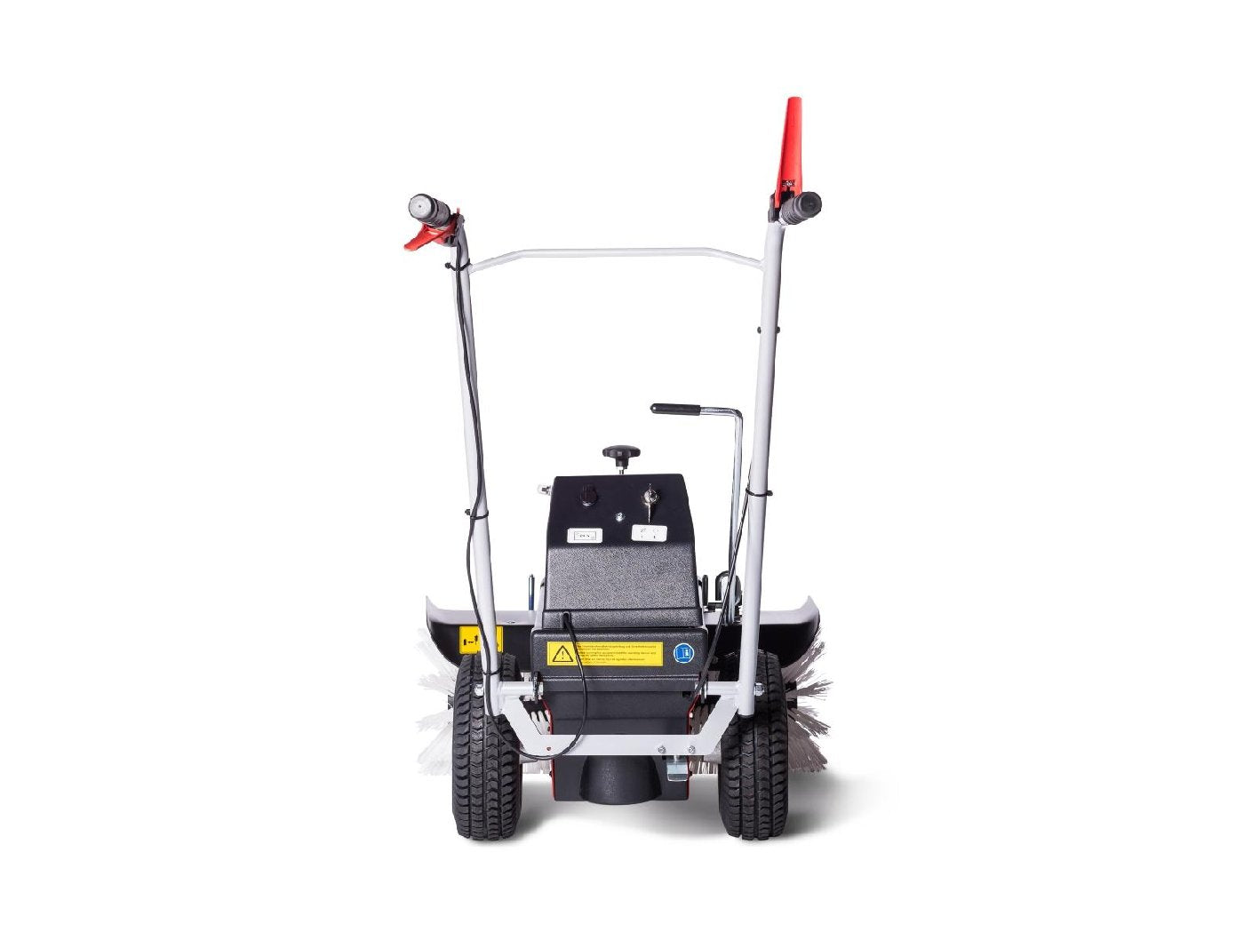 4F Schmutz- und Schneekehrmaschine Limpar Akku 26 mit Seitenbesen Links