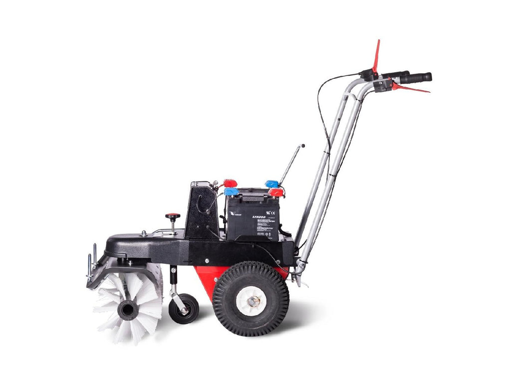 4F Schmutz- und Schneekehrmaschine Limpar Akku 52 mit Seitenbesen Rechts