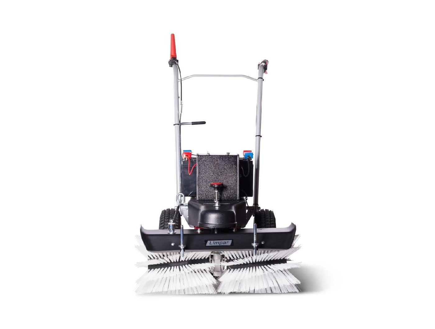 4F Schmutz- und Schneekehrmaschine Limpar Akku 52 mit Winterkehrbürstensatz