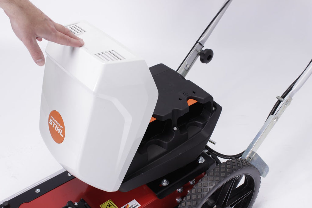 4F Akku-Wildkrautbürste Limpar Turbo IV mit Stihl AP Powerhead - ohne Akkus und Ladegerät