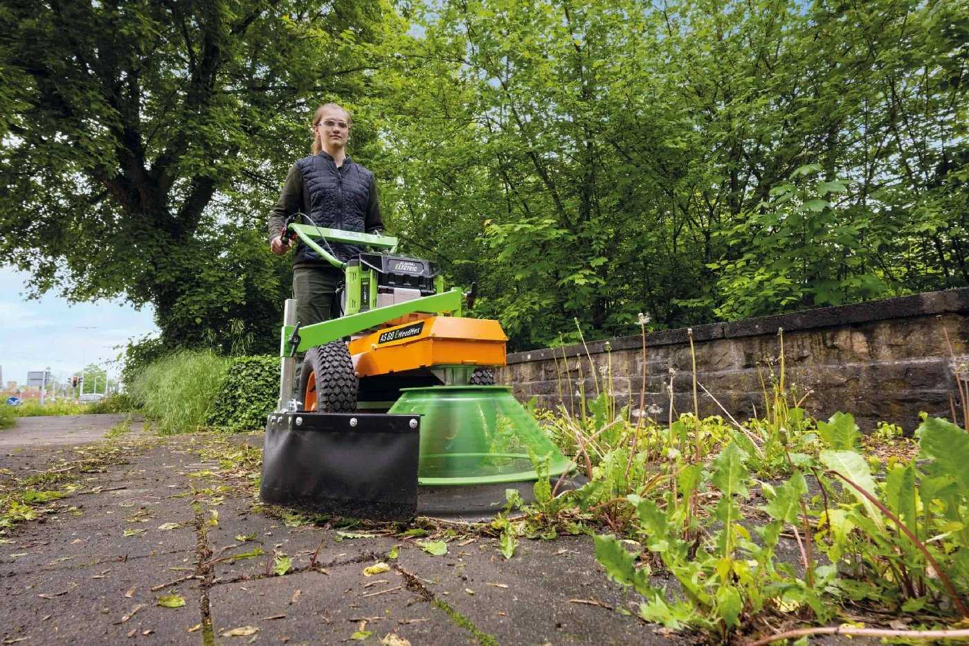 AS-Motor Akku-Wildkrautentferner 60 EWeedHex ohne Bürste, Akku und Ladegerät