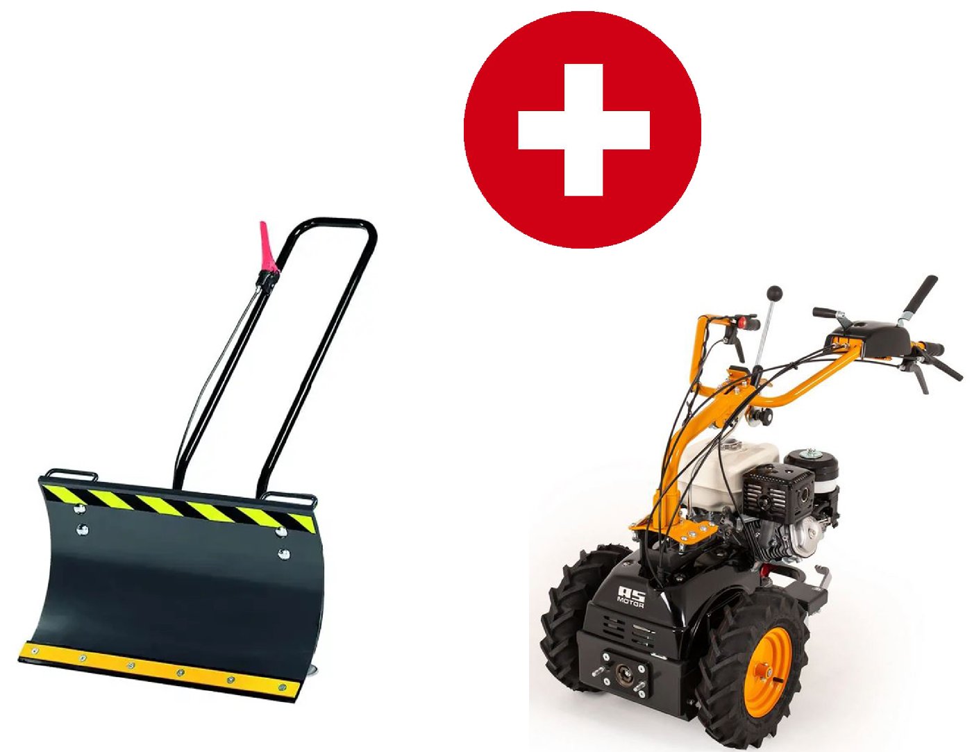 AS-Motor Einachser AS 600 Multi Pro Grundgerät - Bundle - mit Schneeräumschild