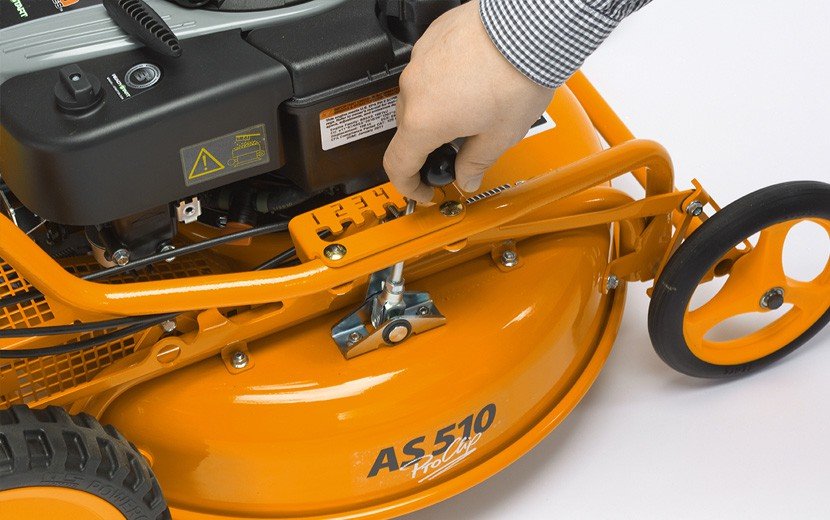 AS-Motor Benzin-Mulchmäher mit Vario-Radantrieb 510 ProClip 2T ES A