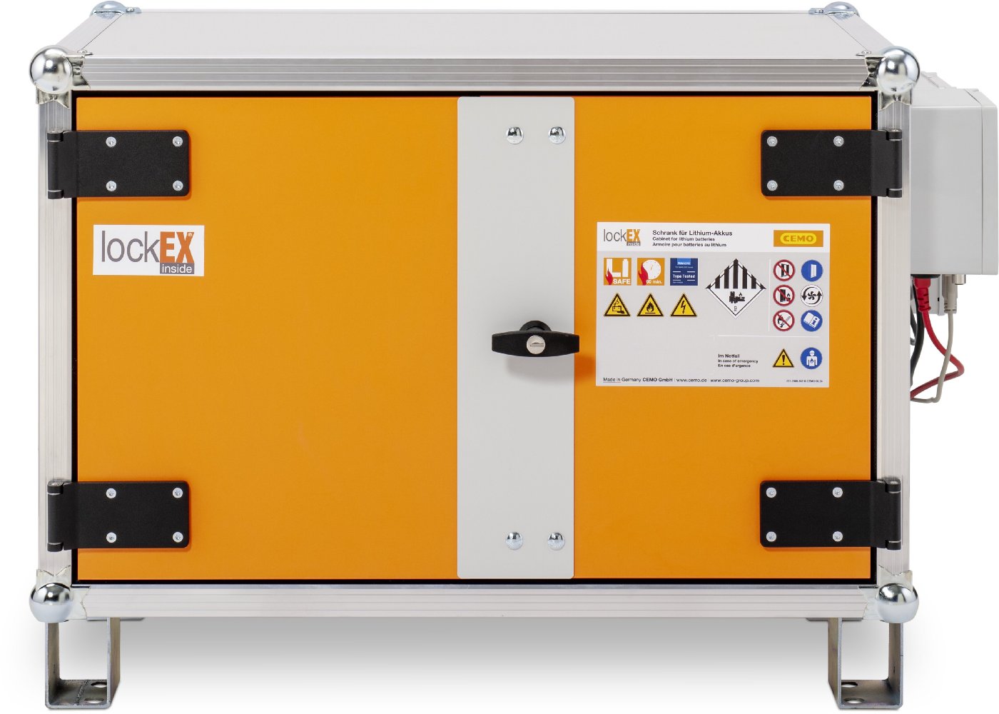 CEMO Akku-Ladeschrank Premium Plus 8/5 230 V, mit Füßen 211.7043.010