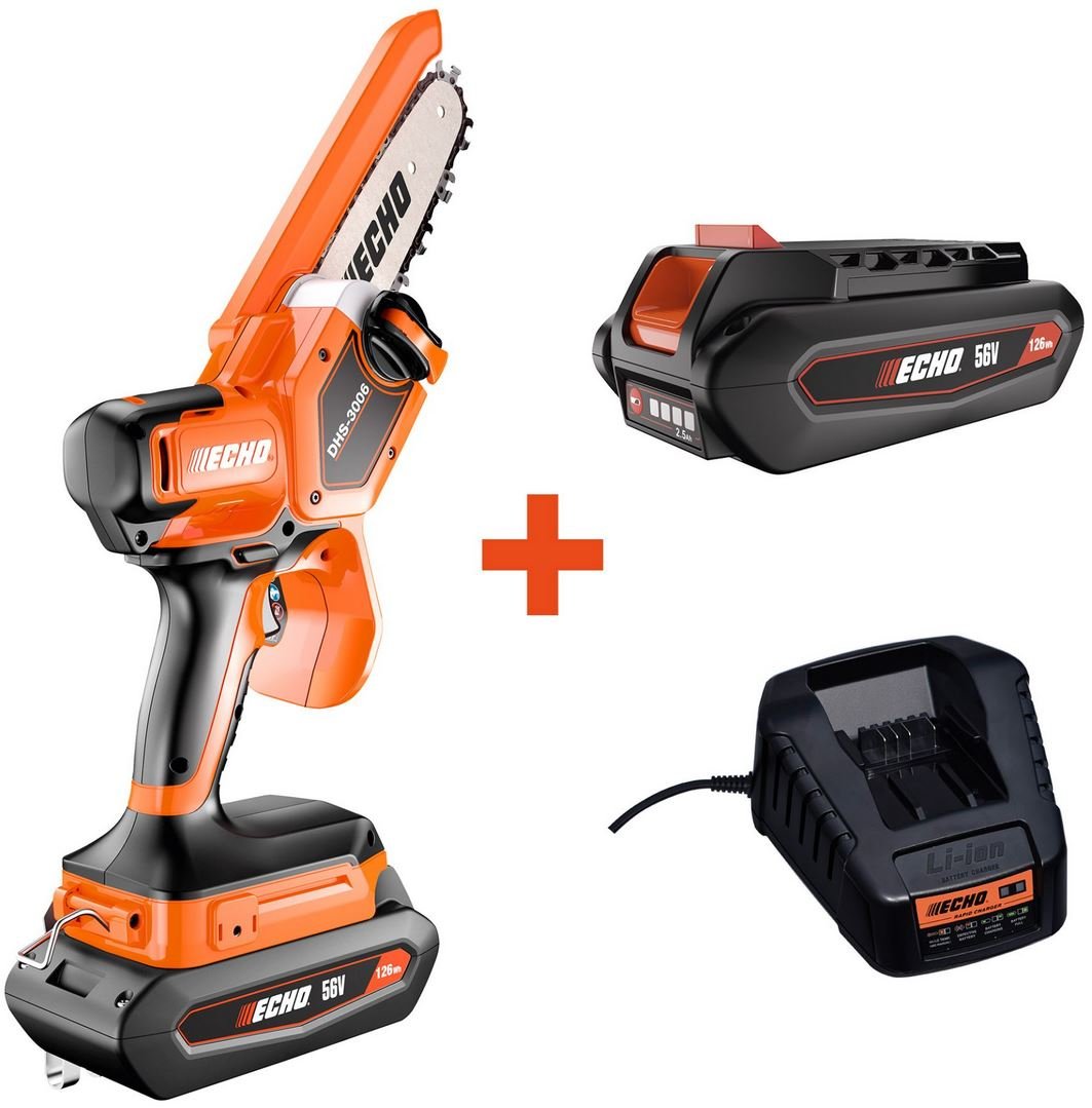 ECHO Akku-Astsäge DHS-3006 mit Akku und Ladegerät
