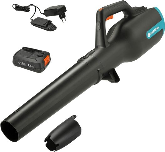 Gardena Akku-Bläser/Sauger Set PowerJet 18 Li P4A - inklusive Akku und Ladegerät