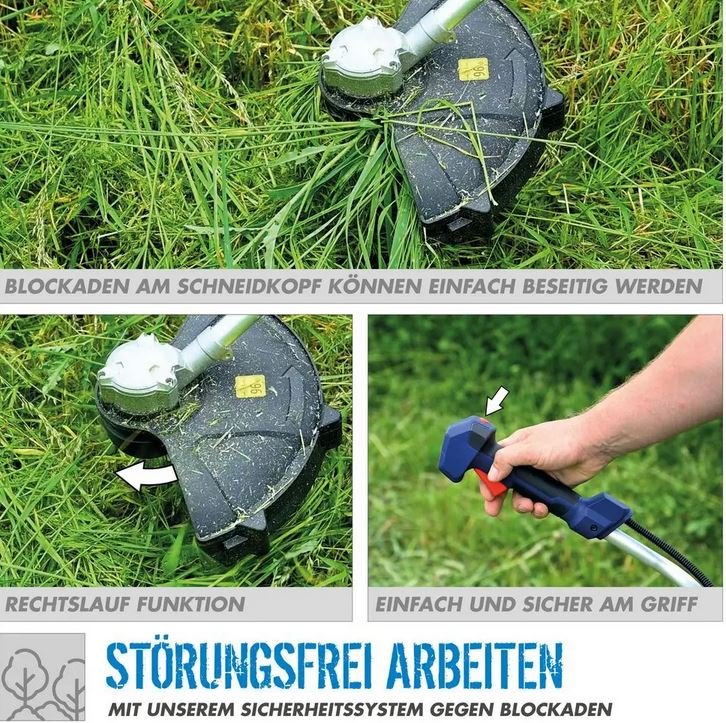 Güde Akku Freischneider FS 36-302-30  - inkl. 2x 18V Akku und Doppelladegerät