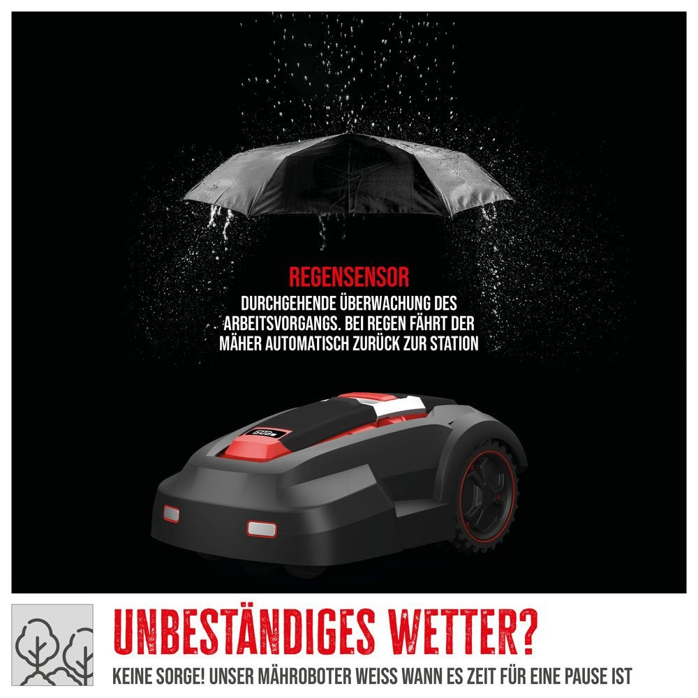 Güde kabelgeführter Mähroboter GRR 240.1 - für mittlere Rasenflächen