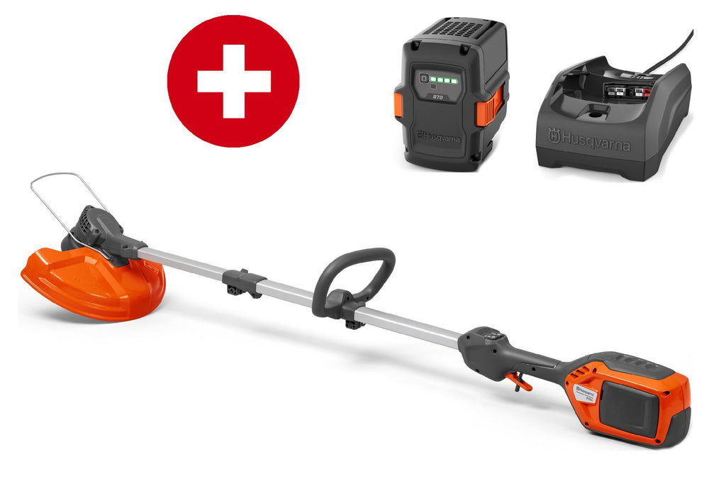 Husqvarna Akku-Trimmer 215iL Set mit Akku B70 und Ladegerät C80