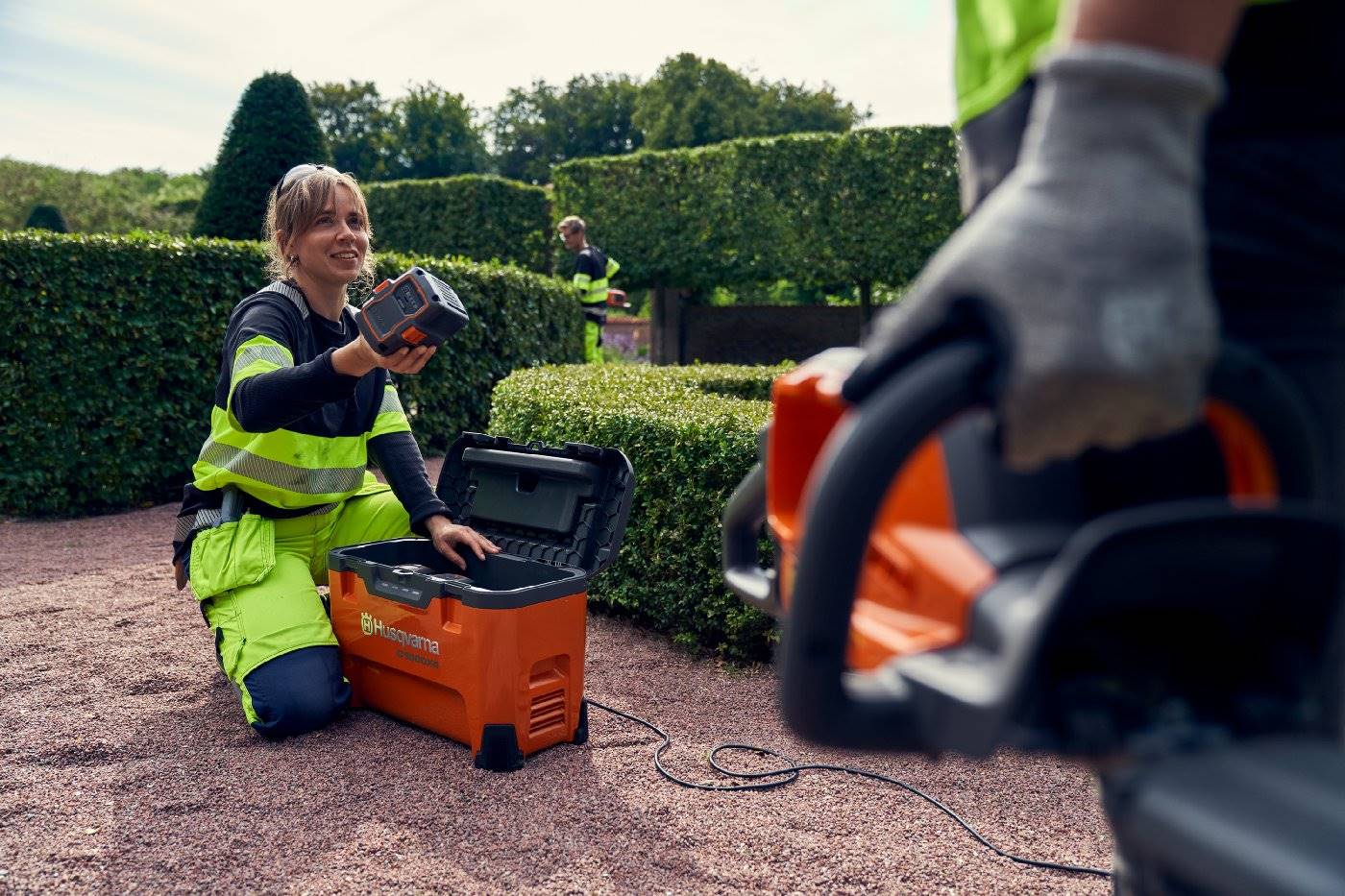 Husqvarna Akku Ladekoffer C1000X4 ohne Akkus