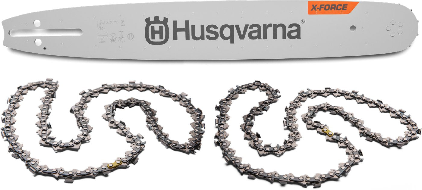 Husqvarna Ersatz-Set Kit SP33G 64 TG / .325  / 1,3 mm HM 2 Ketten und 1 laminierte Schiene