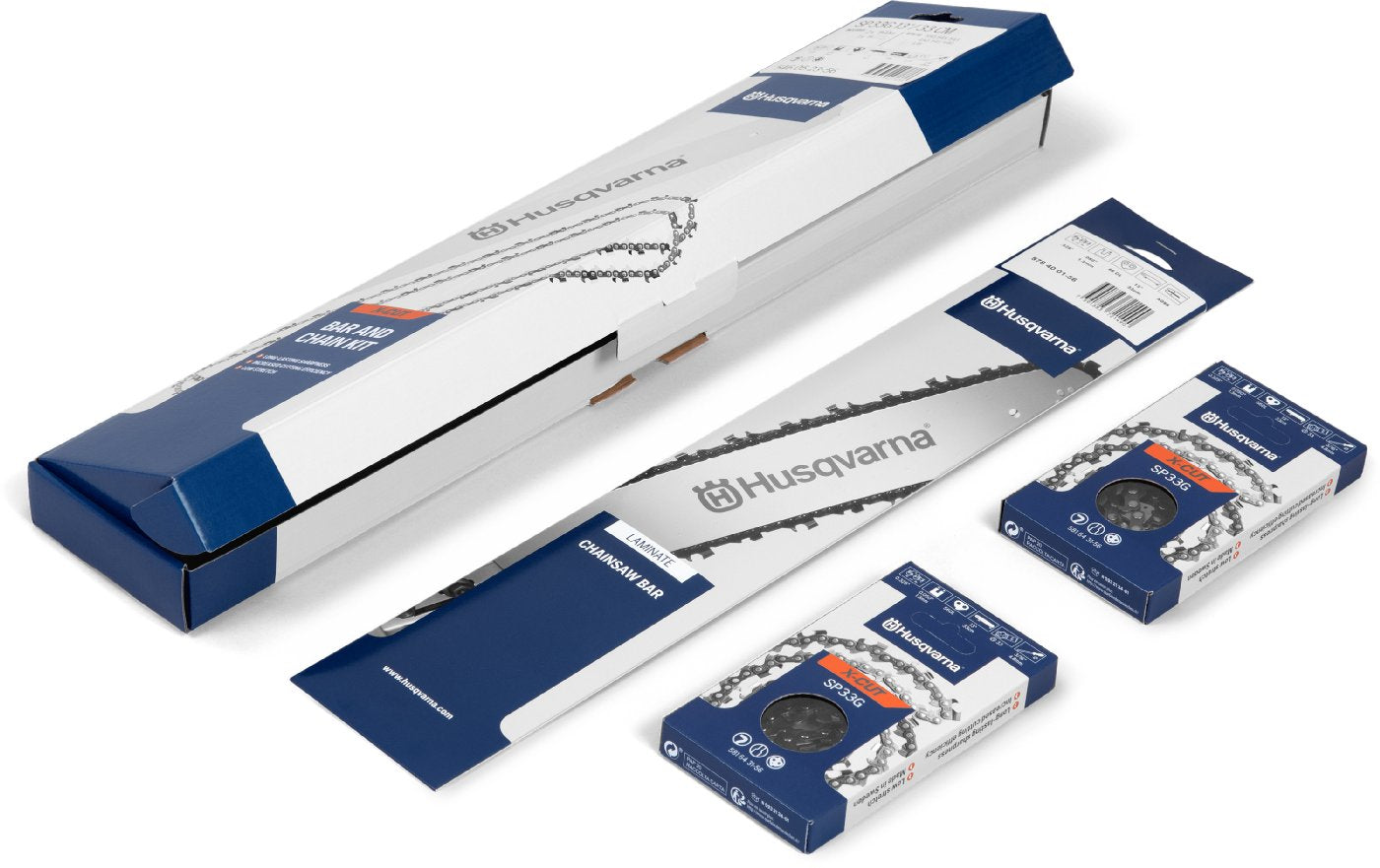 Husqvarna Ersatz-Set Kit SP33G 72TG / .325  / 1,3 mm HM 2 Ketten und 1 laminierte Schiene