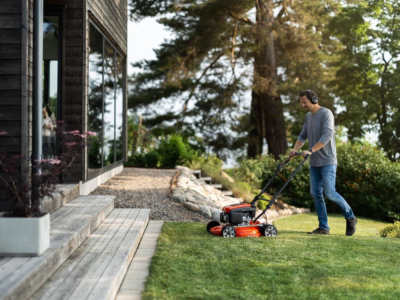 Husqvarna Benzin-Mulchrasenmäher LB 244E