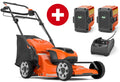 Husqvarna Akku-Rasenmäher mit Radantrieb LC 142iS - Set mit 2x Akku B140 und Ladegerät C80