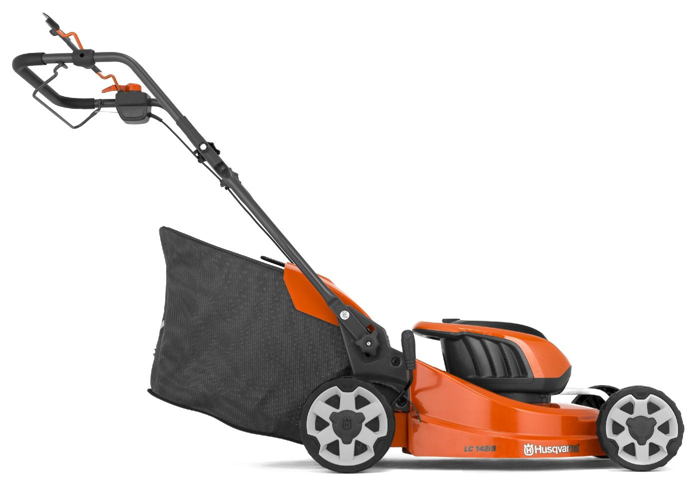 Husqvarna Akku-Rasenmäher mit Radantrieb LC 142iS - Set mit 2x Akku B140 und Ladegerät C80