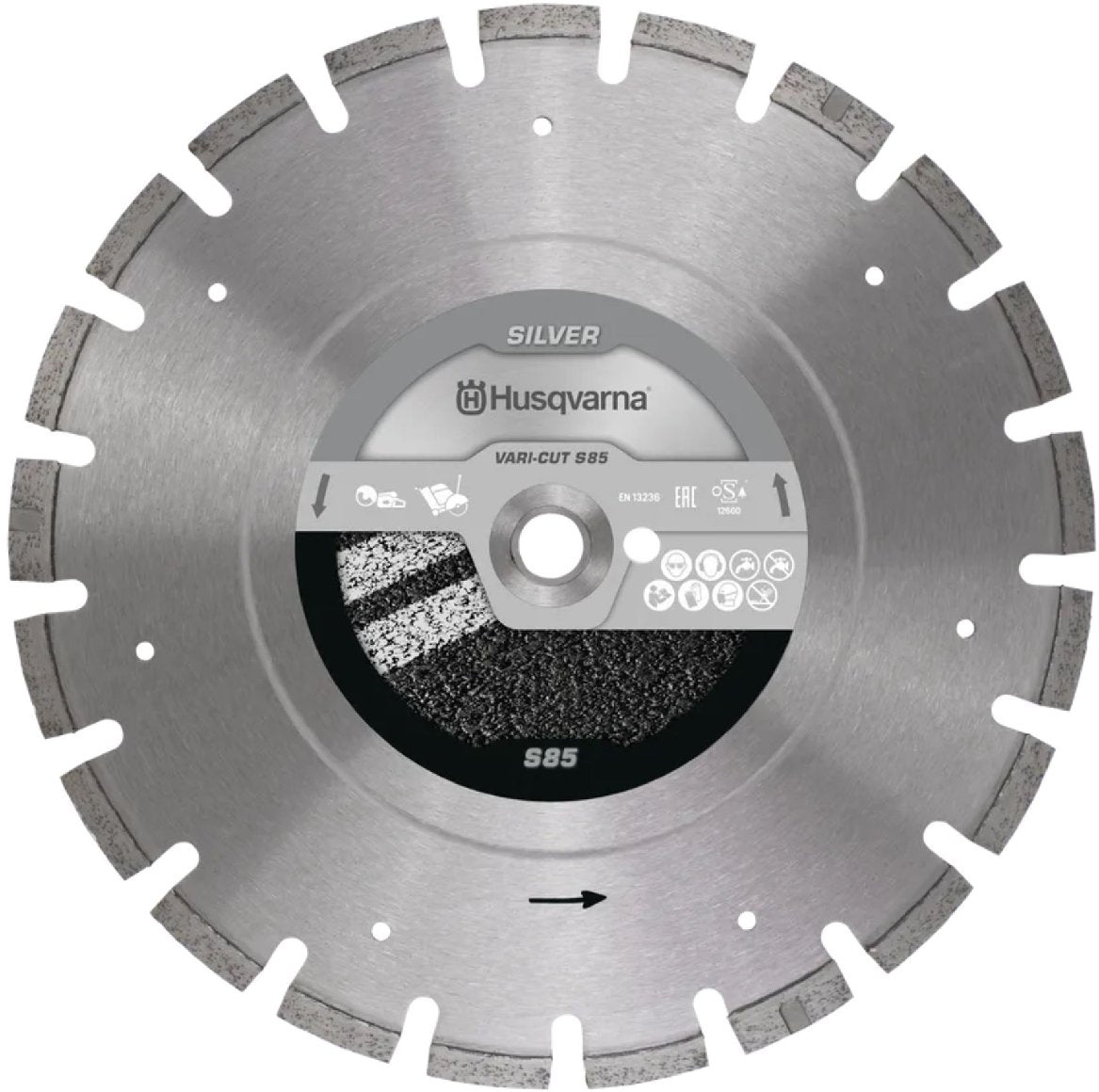 Husqvarna Trennscheibe VARI-CUT S85 400 10 25.4/20 Leistungsgrad Silber