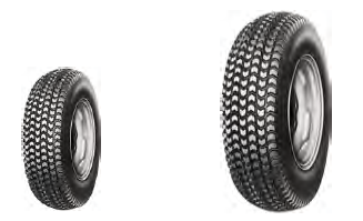 Iseki Rasenräder vorn 20 x 8.00 - 10, hinten 215 / 80 D15 passend für TM 3187