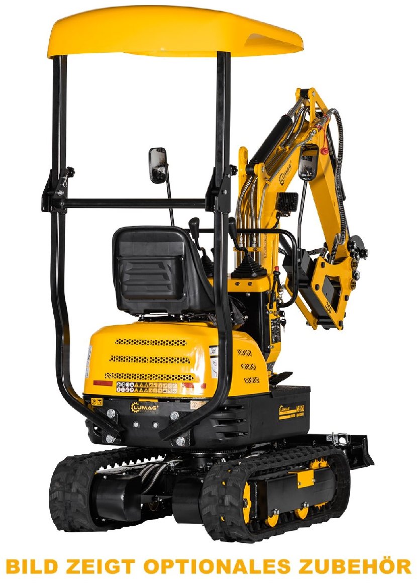 Lumag Mini-Bagger MB850 mit Schaufel