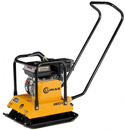 Lumag Benzin-Rüttelplatte RP 1100 PRO inkl. Gummimatte und Fahrwerk