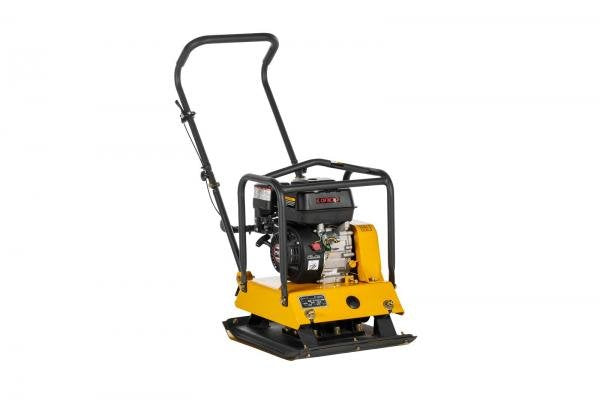 Lumag Benzin-Rüttelplatte RP 1100 PRO inkl. Gummimatte und Fahrwerk