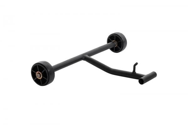 Lumag Benzin-Rüttelplatte RP 130 HPC inkl. Gummimatte u. Fahrwerk