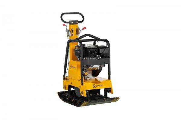 Lumag Benzin-Rüttelplatte RP 160 HPC inkl. Gummimatte u. Fahrwerk