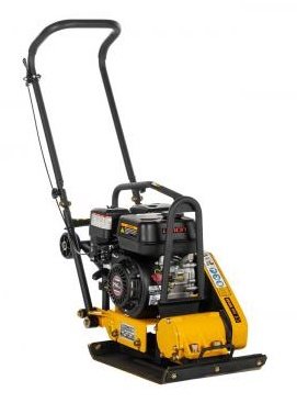Lumag Benzin-Rüttelplatte RP 700 PRO inkl. Gummimatte und Fahrwerk