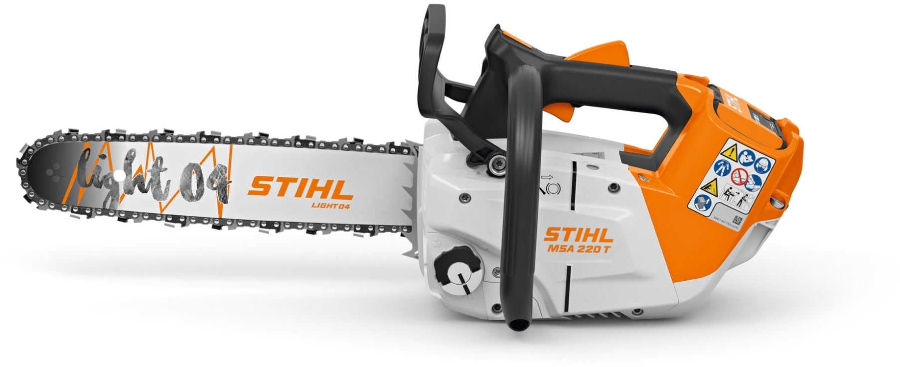STIHL Akku-Baumpflegesäge MSA 220 T, 3/8", PS3 Pro, Schienenlänge 30 cm