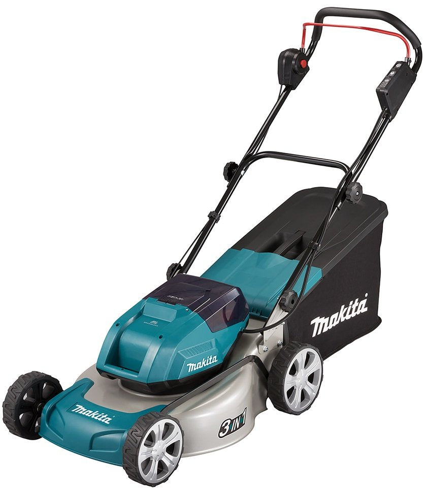 Makita Akku-Rasenmäher DLM463PG4 inkl. 4x Akku und Ladegerät