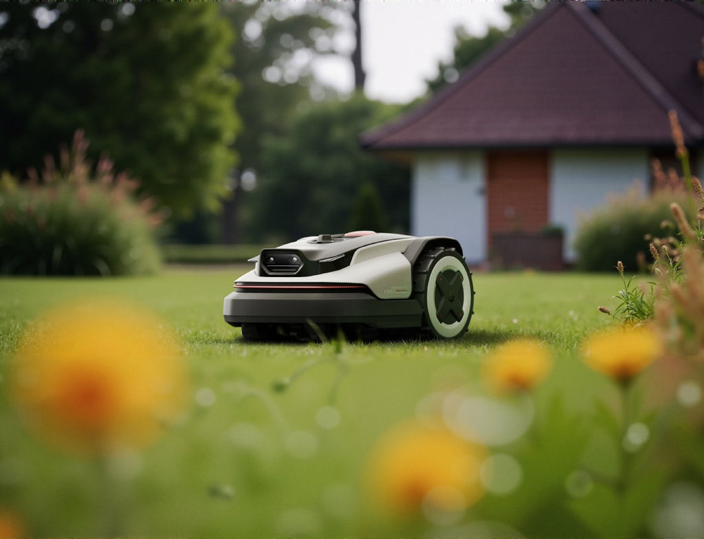 Roborock kabelloser Mähroboter RockNeo Q105 Set mit Garage