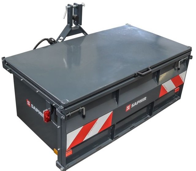 SAPHIR Transportbox TB 141 - Euro- und Dreipunktaufnahme, Spritzwassergeschützt