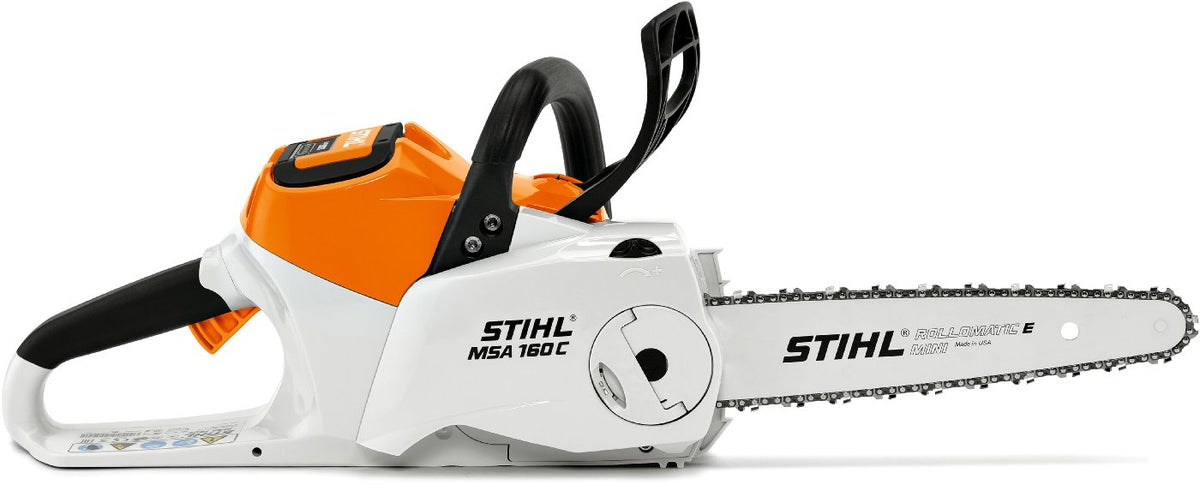 STIHL Akku-Motorsäge MSA 160 C-BQ, Schienenlänge 25 cm ohne Akku und Ladegerät - Ausstellungsgerät Baujahr 2023