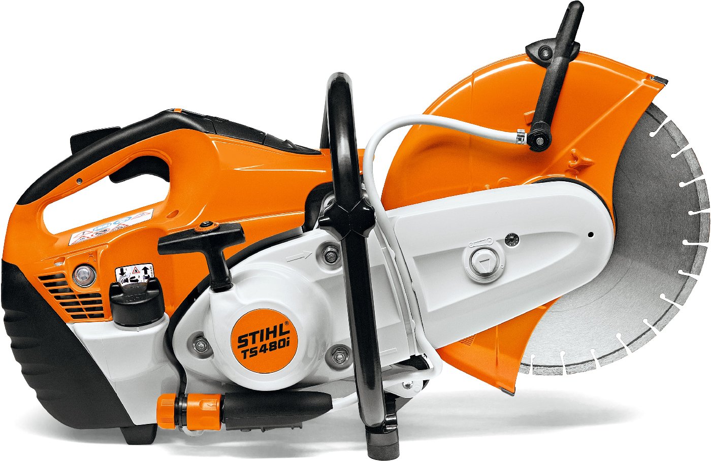 STIHL Benzin-Trennschleifer TS 480i mit STIHL 300mm K-BA Stein Trennscheibe