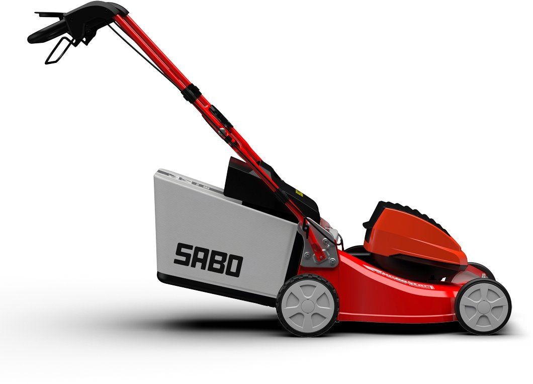 Sabo Akku-Rasenmäher 43-Accu VARIO mit 1 x 4 Ah Akku und Schnellladegerät