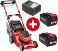 Sabo Akku-Rasenmäher 43-Accu VARIO mit 2 x 4 Ah Akkus und Schnellladegerät