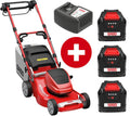 Sabo Akku-Rasenmäher 47-Accu VARIO mit 3 x 4 Ah Akku und Schnellladegerät
