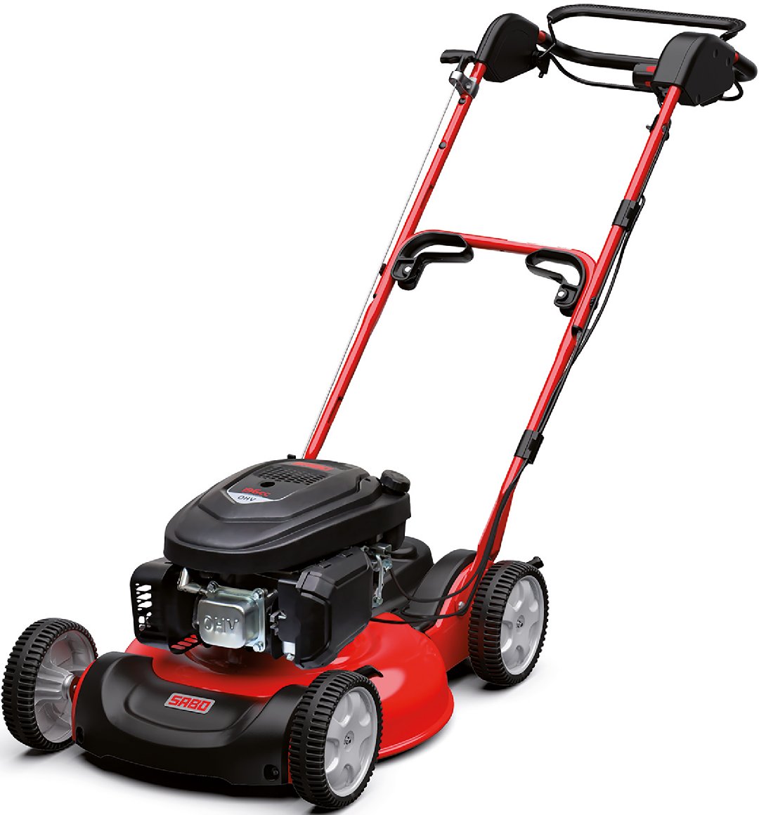 Sabo Benzinmulchrasenmäher mit Radantrieb 53-M Vario - Modell 2025