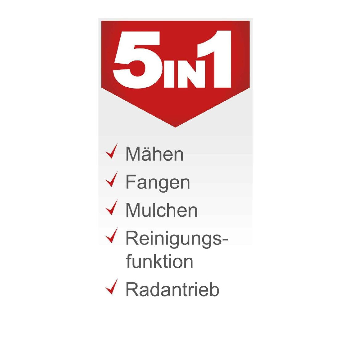 Scheppach Benzin-Rasenmäher mit Radantrieb MS132-42 - Modell 2025