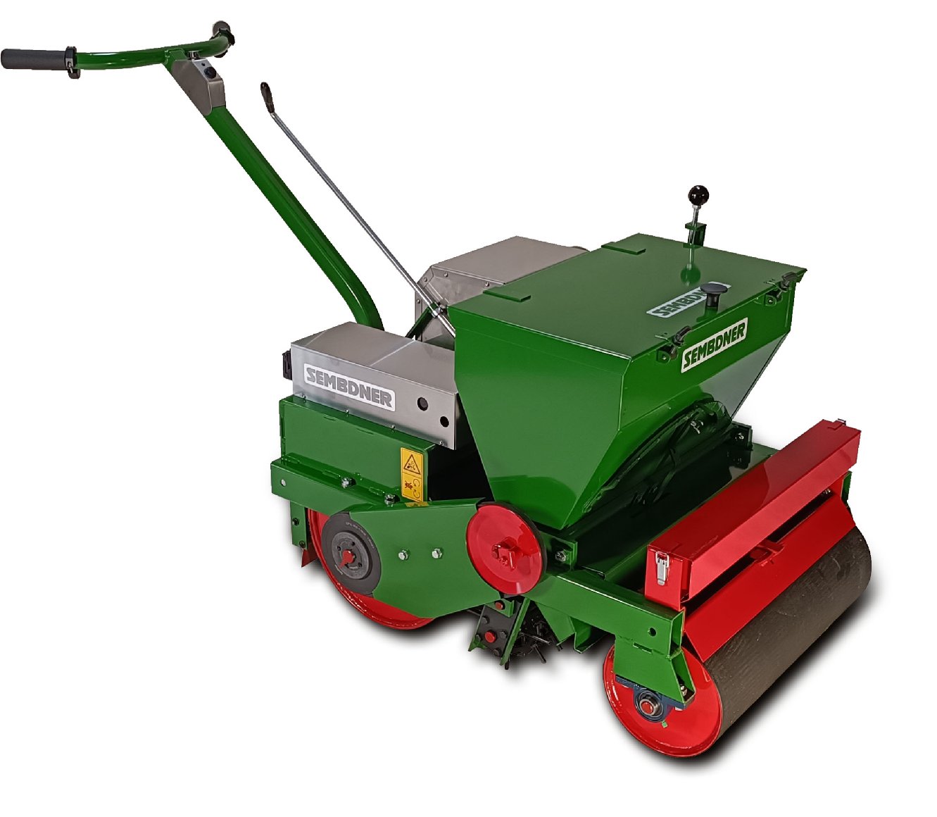 Sembdner Rasenbaumaschine RS 60 E mit Gittervor- und Gitterdruckwalze inkl. Akku und Ladegerät