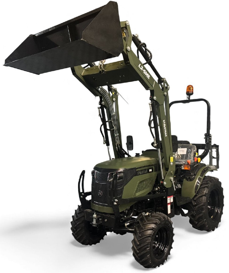 Startrac Allrad-Kleintraktor 26 9+9 mit Radialbereifung + Frontlader inklusive Schaufel