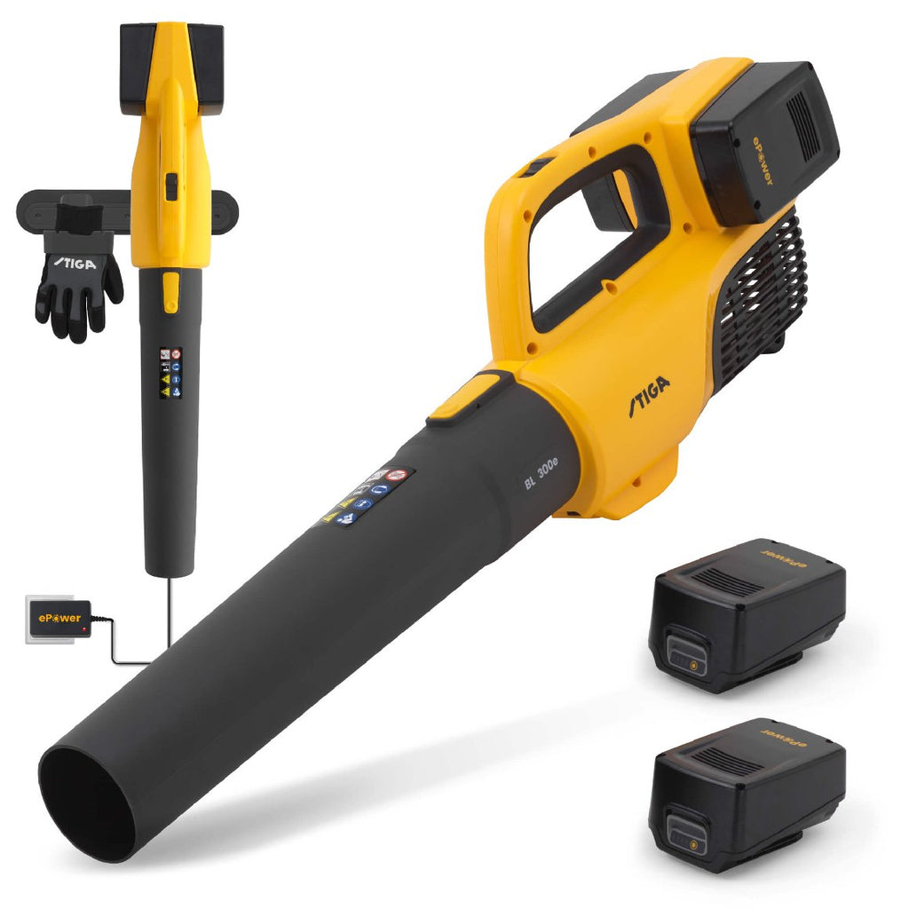 Stiga Akku Laubbläser BL 300e Kit Inklusive 2x 20V ePower-Akkus