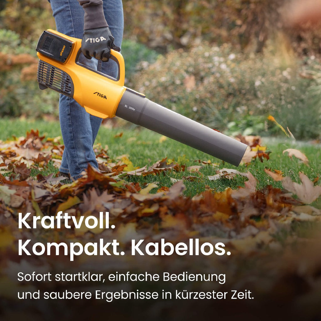 Stiga Akku Laubbläser BL 300e Kit Inklusive 2x 20V ePower-Akkus