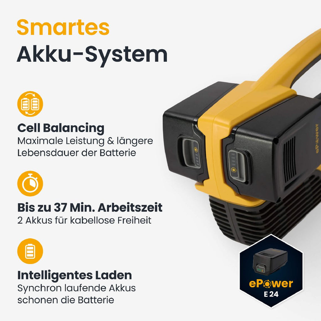 Stiga Akku Laubbläser BL 300e Kit Inklusive 2x 20V ePower-Akkus