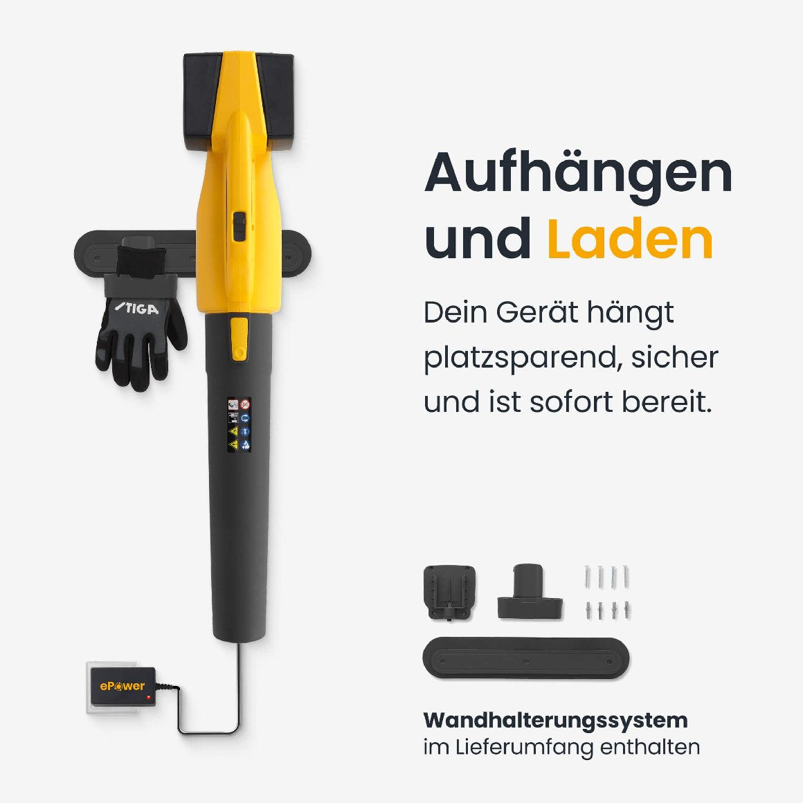 Stiga Akku Laubbläser BL 300e Kit Inklusive 2x 20V ePower-Akkus