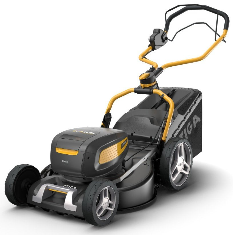 Stiga Akku-Rasenmäher Combi 753e V Kit - inkl. 2x 5 Ah Akku und Ladegerät