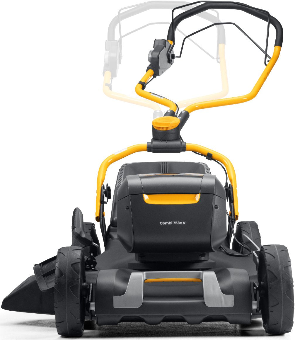 Stiga Akku-Rasenmäher Combi 753e V Kit mit 2x 5 Ah Akku und 2 x Schnell-Ladegerät